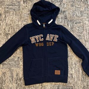 NWOT H&M Navy Kids Navy Hoodie size 6-8 Y